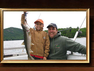 Happy Fishing Carter Customers on Lake George